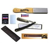 Black Straight Razor Shaving Set