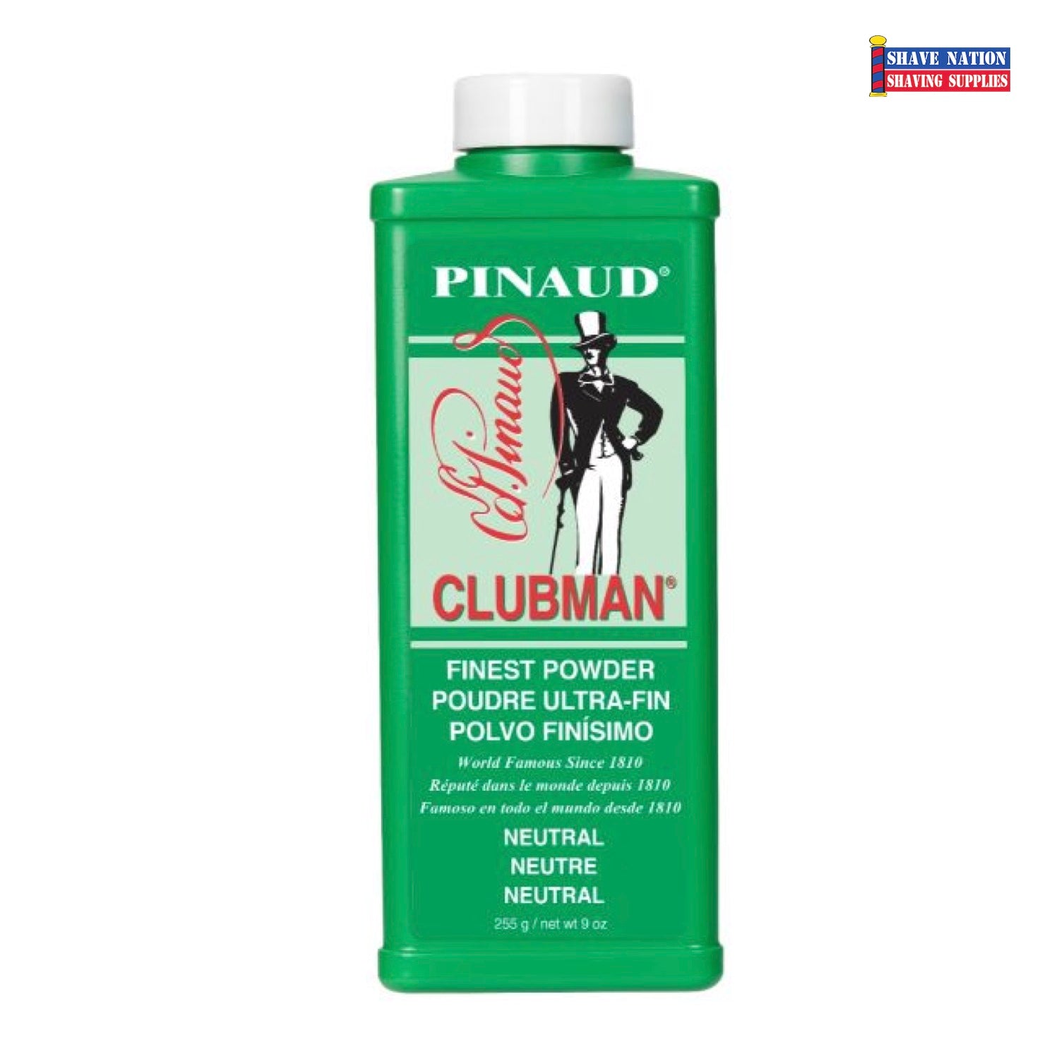 Clubman-Pinaud Finest Powder-NEUTRAL Color-9oz