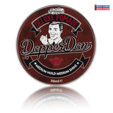 Dapper Dan Deluxe Pomade Medium Hold-Burgundy Tin