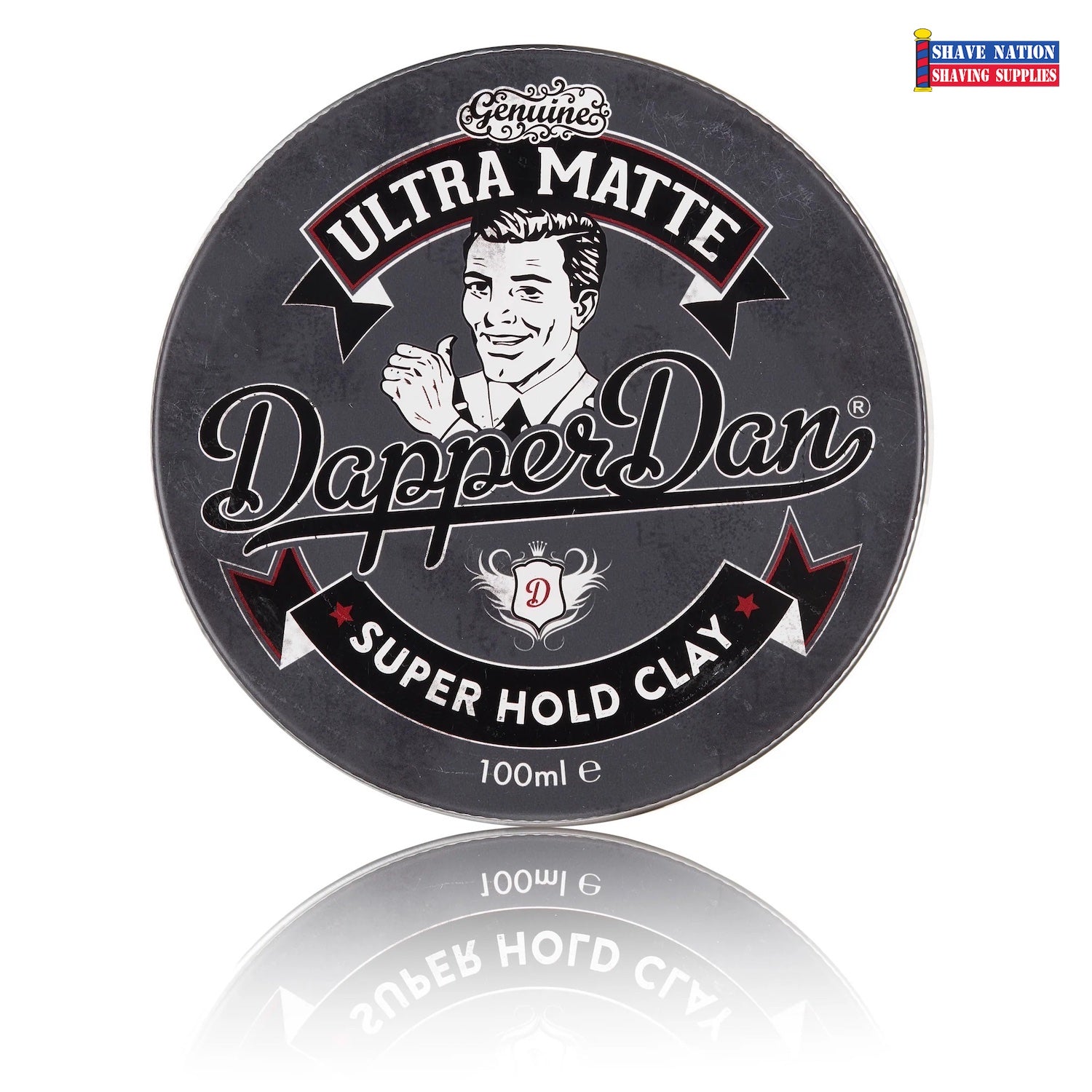 Dapper Dan Ultra Matte Super Hold Clay-Gray Tin