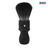 Dovo Black Synthetic Fiber Brush with Long Ebony Handle