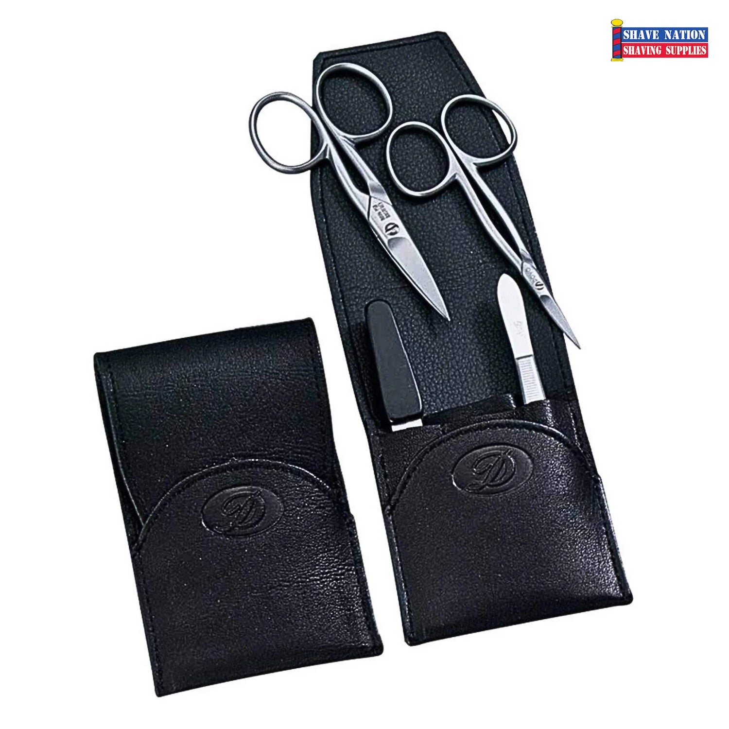 Dovo Deluxe 4 Piece Manicure Kit with Case