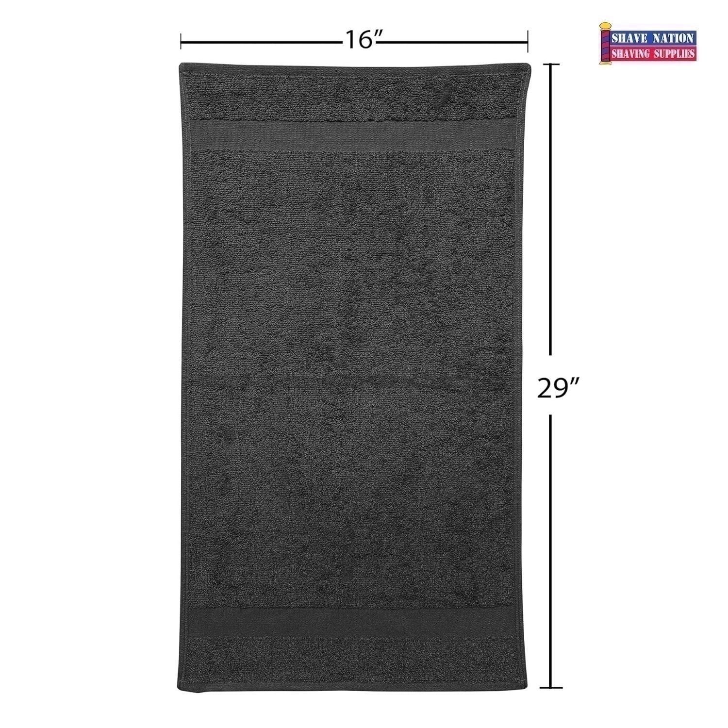 COLORSAFE™ 100% Cotton Towel - Black