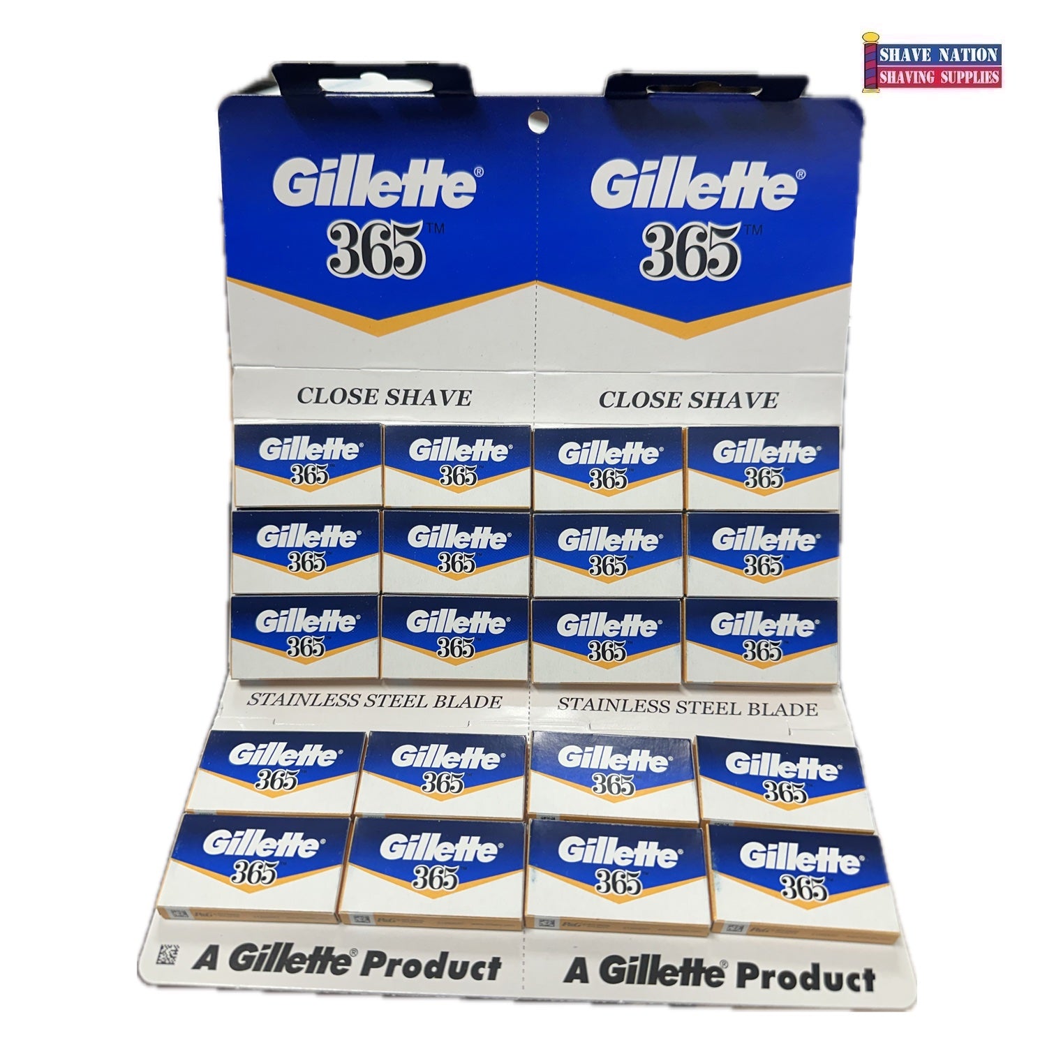 NEW! Gillette 365 DE Blades 100ct