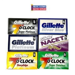 The Gillette Set DE Blade Sampler Pack