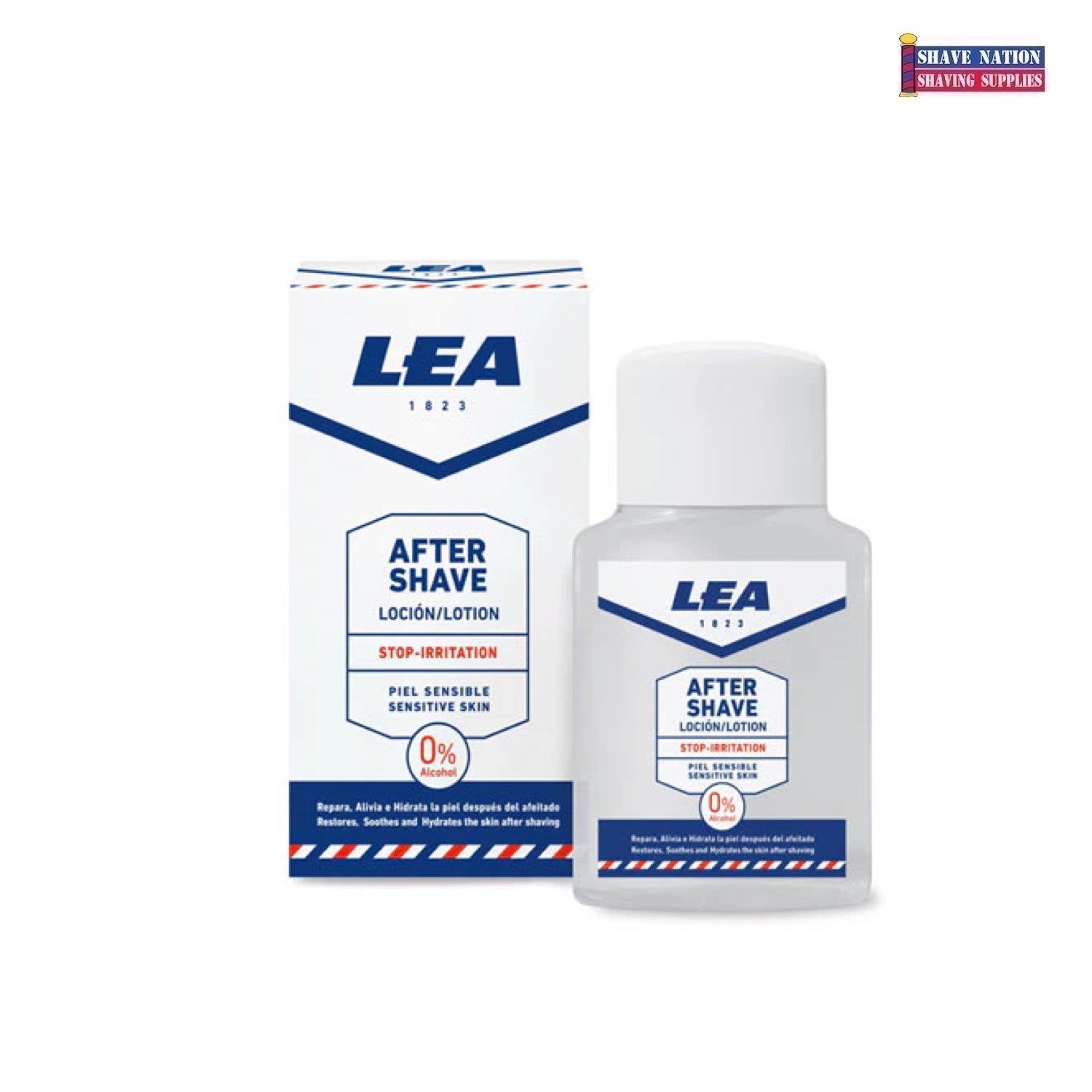 LEA Aftershave Lotion Stop Irritation 0% Alcohol