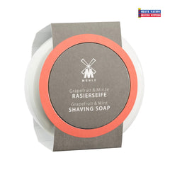 Mühle Grapefruit & Mint Shaving Soap in Porcelain Bowl