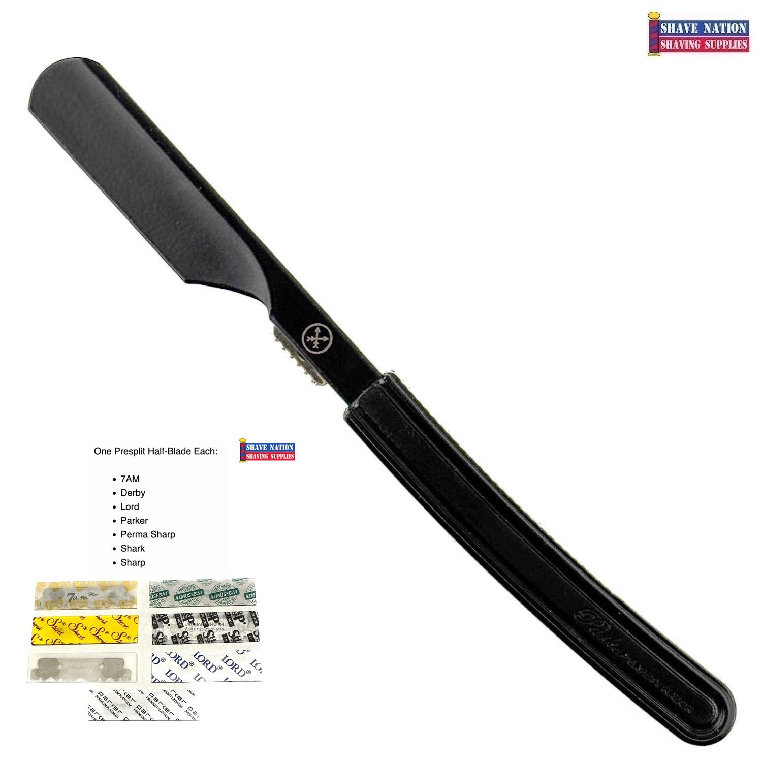 NEW! Parker Director Japanese Style Shavette Razor w FREE BLADES