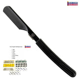 NEW! Parker Director Japanese Style Shavette Razor w FREE BLADES