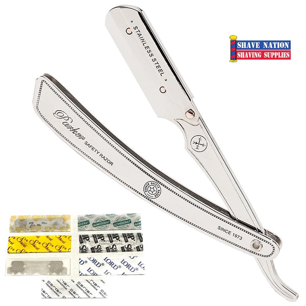 Parker SRX Shavette Razor with 7 free blades | Shave Nation