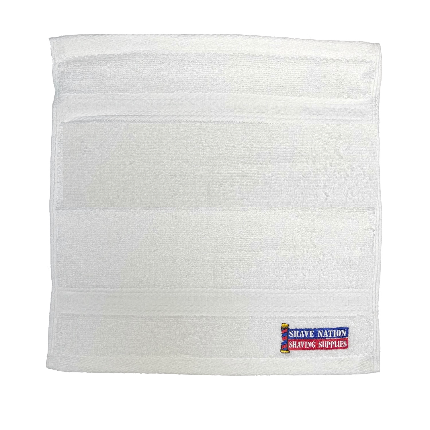 Shave Nation Face Cloth-White