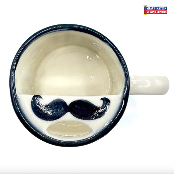 beard coffee cup Taconic Mustache Guard Mug