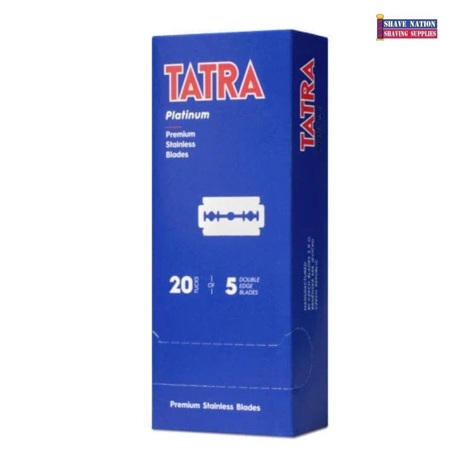 Tatra Premium Stainless DE Blades 100ct