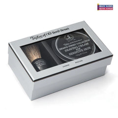 Taylor of Old Bond Street Pure Badger Brush & Jermyn Street Shaving Cream Gift Box
