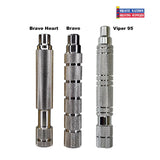 Alpha 316L Stainless Steel Safety Razor Handle