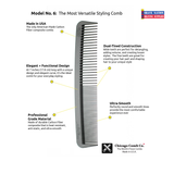Chicago Comb No. 6 Carbon Fiber