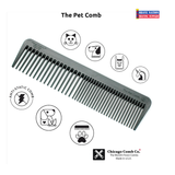 Chicago Comb Carbon Fiber Pet Comb