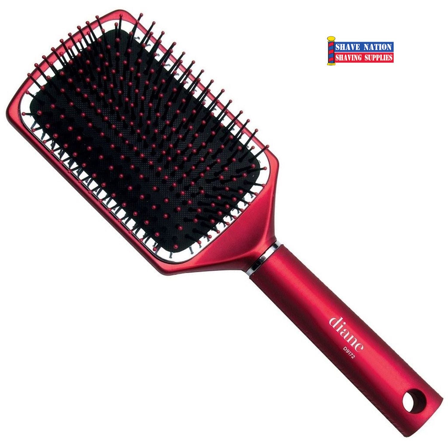 Diane Royal Satin Red Hair Brush