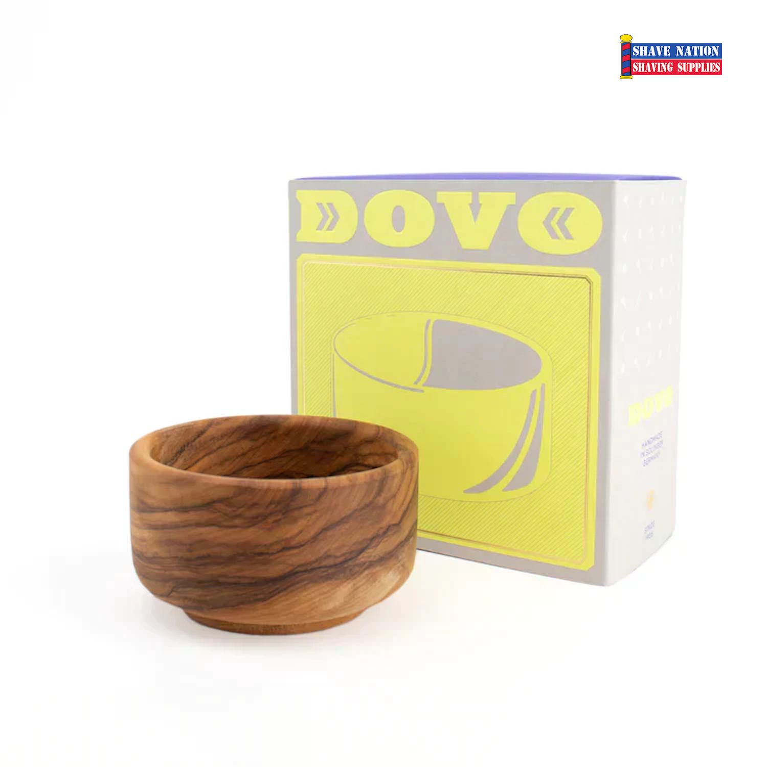 Dovo Olive Wood Shaving Soap Bowl