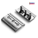 Fine Accoutrements DE5 Open Comb Safety Razor with Feather Blades