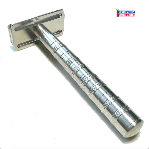 Henson Ti22 Titanium Closed Comb Safety Razor | Shave Nation Henson Ti22 Titanium Closed Comb Safety Razor | Shave Nation