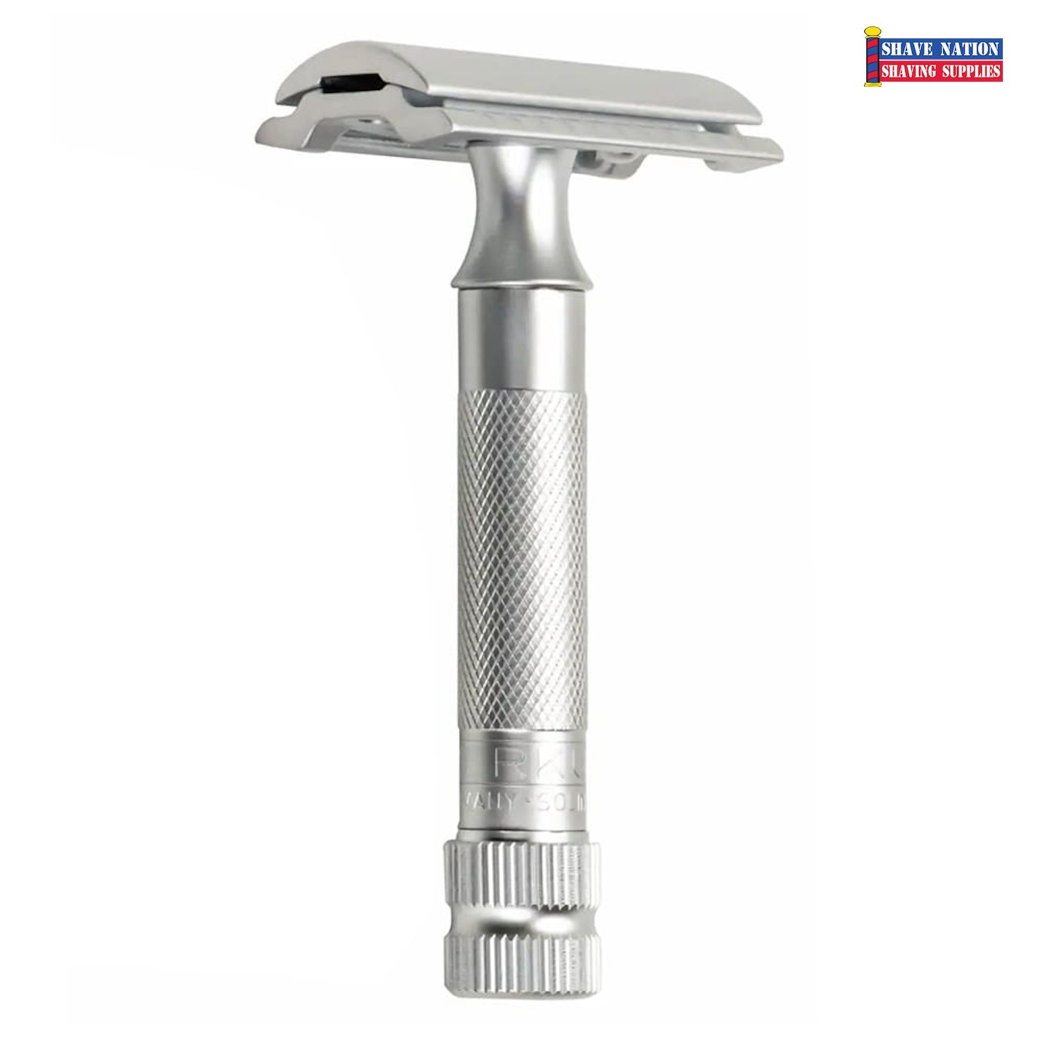 NEW! Merkur 34C Satin Finish Closed Comb Two-Piece Safety Razor