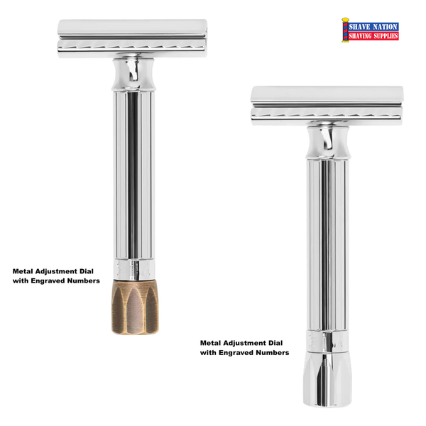 NEW! Merkur Progress Adjustable Safety Razor-Metal Dial | Shave