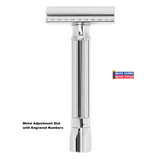 NEW! Merkur Progress Adjustable Safety Razor-Metal Dial