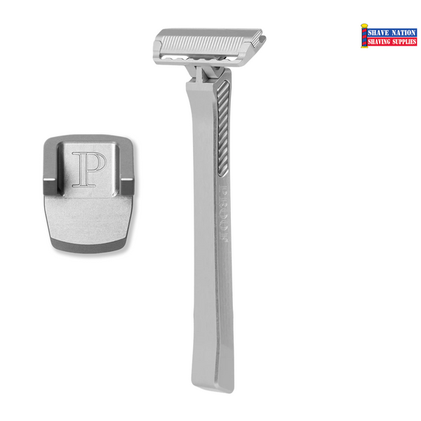 PROOF 2.0 Aluminum Single Edge Safety Razor | Shave Nation Shaving