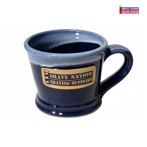 NEW! Shave Nation Stoneware Shaving Mug Custom Made in USA | Shave