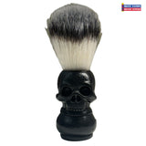 Shave Nation Synthetic Shaving Brush with Skull Handle