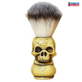 Shave Nation Synthetic Shaving Brush with Skull Handle