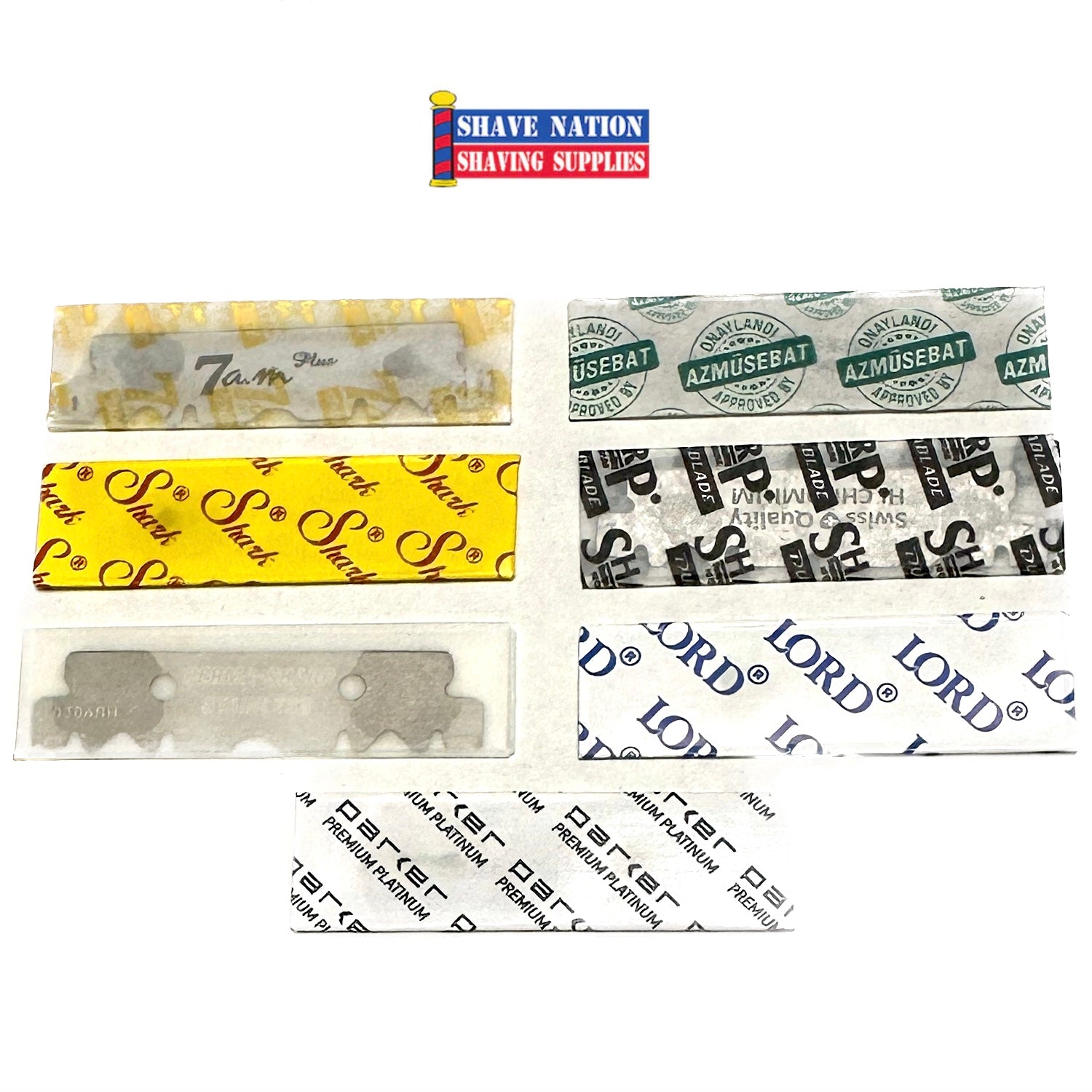 Shavette Half-Blade Sampler