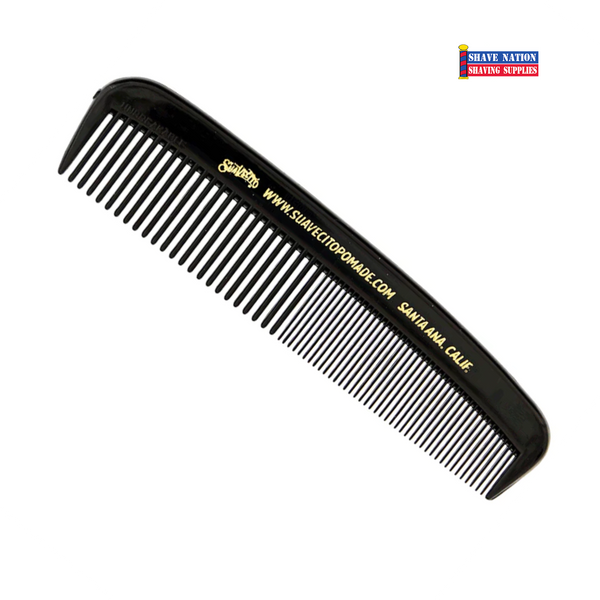 Suavecito 5 Inch Black Pocket Comb Shave Nation Shaving Supplies®