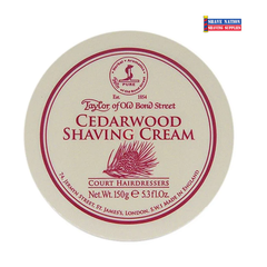 Taylor of Old Bond Street Cedarwood Shaving Cream Jar