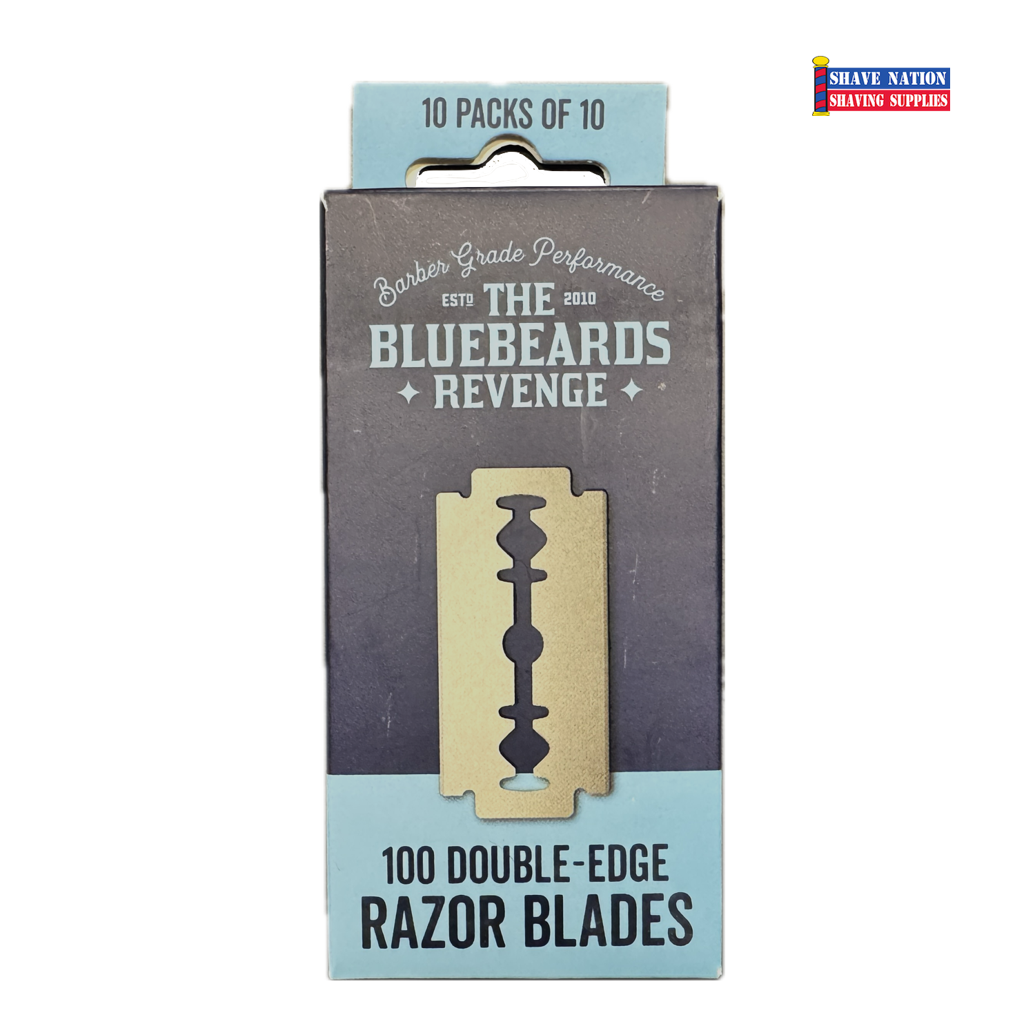 The Bluebeards Revenge Double Edge Razor Blades 100ct