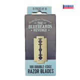 The Bluebeards Revenge Double Edge Razor Blades 100ct
