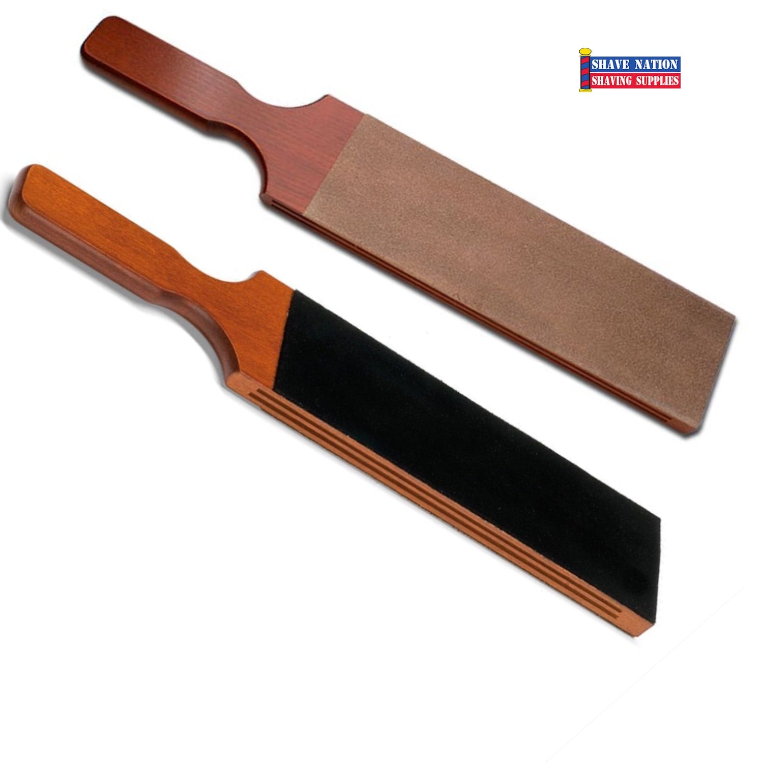 Thiers Issard Ribbed Double Sided Leather Paddle Strop Extra Large