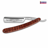 Thiers Issard Le Grelot Straight Razor 6/8 Blade Snake Wood Handles