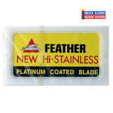 Feather Hi-Stainless DE Blades 10 Pk