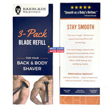 BAKBLADE 1.0 Shaver Blades 3 Pk.