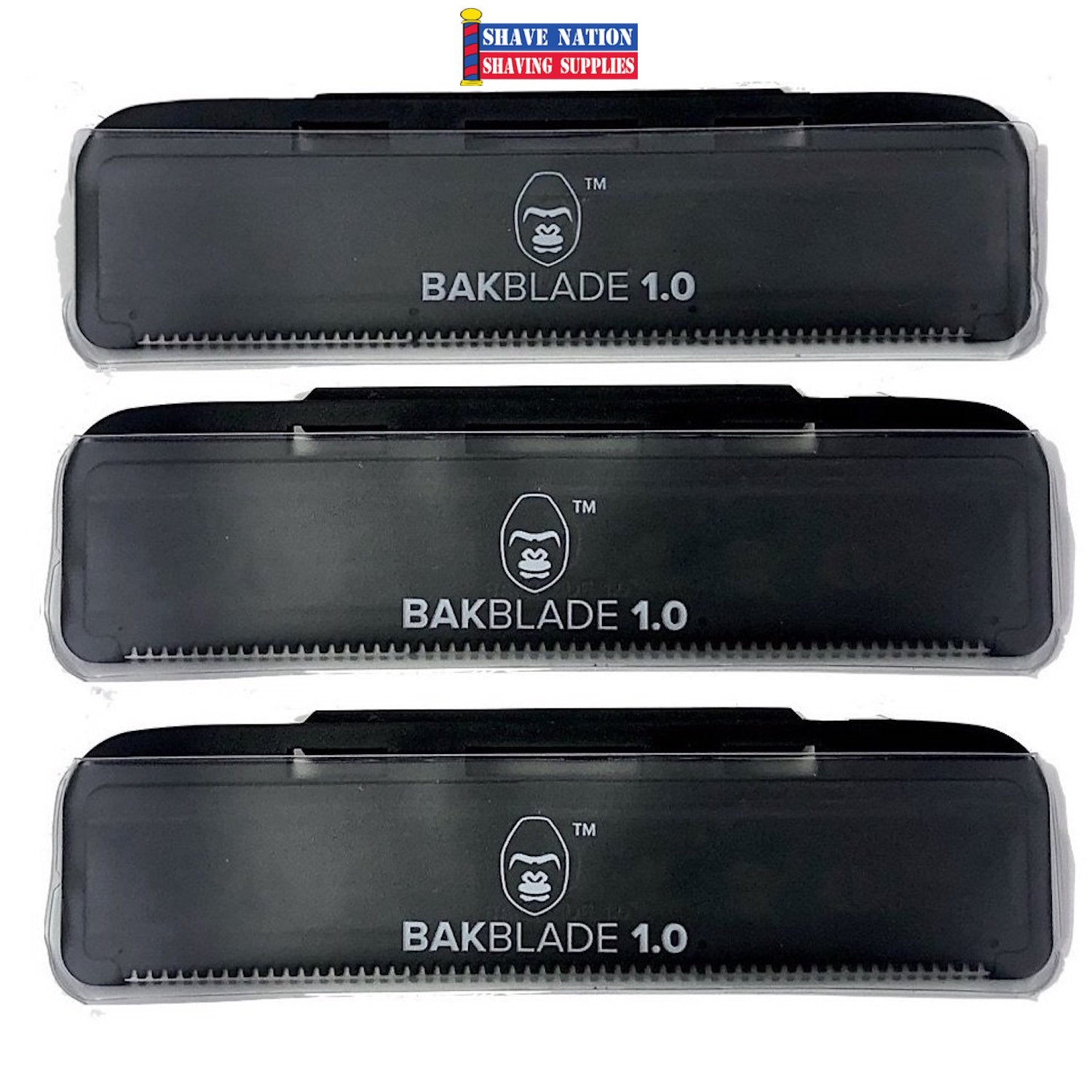 BAKBLADE 1.0 Shaver Blades 3 Pk.
