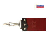 Ezra Arthur Bison 3 Inch Red Latigo Straight Razor Strop