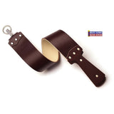 Ezra Arthur Bison 3 Inch Burgundy English Bridle Strop