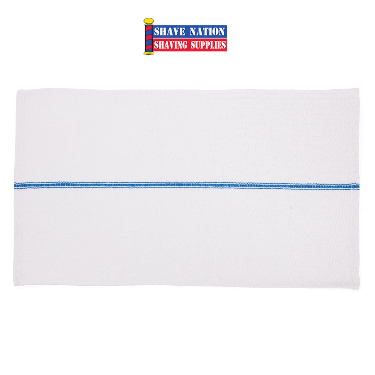 Blue Stripe Barber Towel