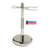 Colonel Conk Razor & Brush Stand-Chrome