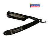 Dovo Bismarck 6/8 Black Straight Razor with Ebony Handles