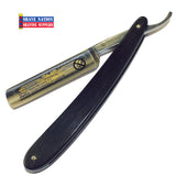 Dovo Prima Silver Steel Straight Razor 5/8 Blade Ebony Handles