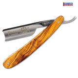 Dovo Barbarossa 5/8 Short Blade Spanish Point Straight Razor Olivewood