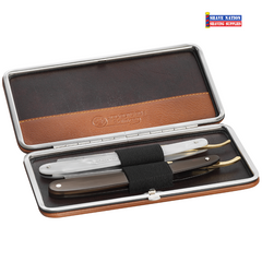 Dovo Travel Storage Case for 2 Straight Razors